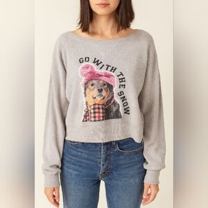 OFFLINE by Aerie Cropped Longsleeve Top Sz M